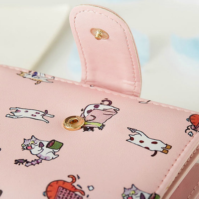 Pastel Cat Purse - Cat purse