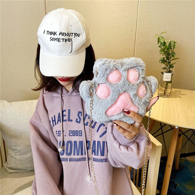 Paw Crossbody Cat Purse - Cat purse