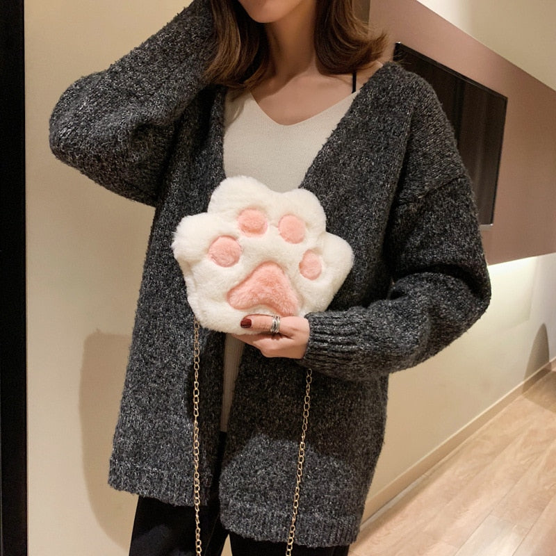 Paw Crossbody Cat Purse - Cat purse