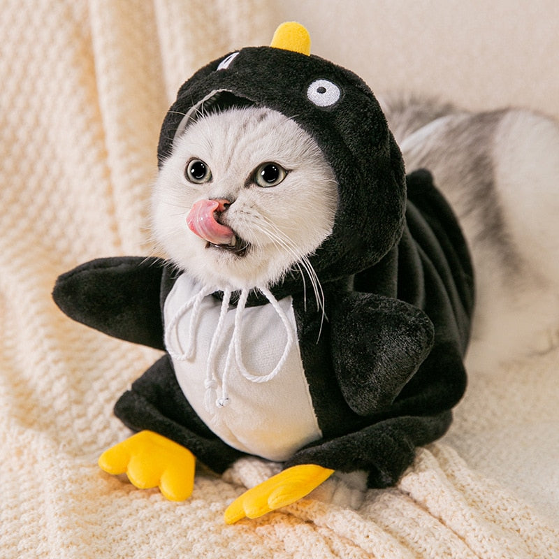 Penguin Costume for Cats