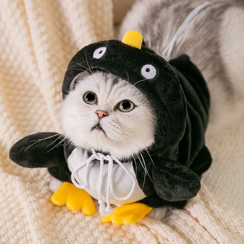 Penguin Costume for Cats