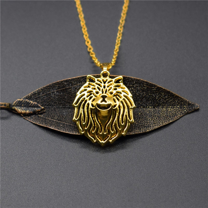 Persian Cat Necklace - Gold - Cat necklace