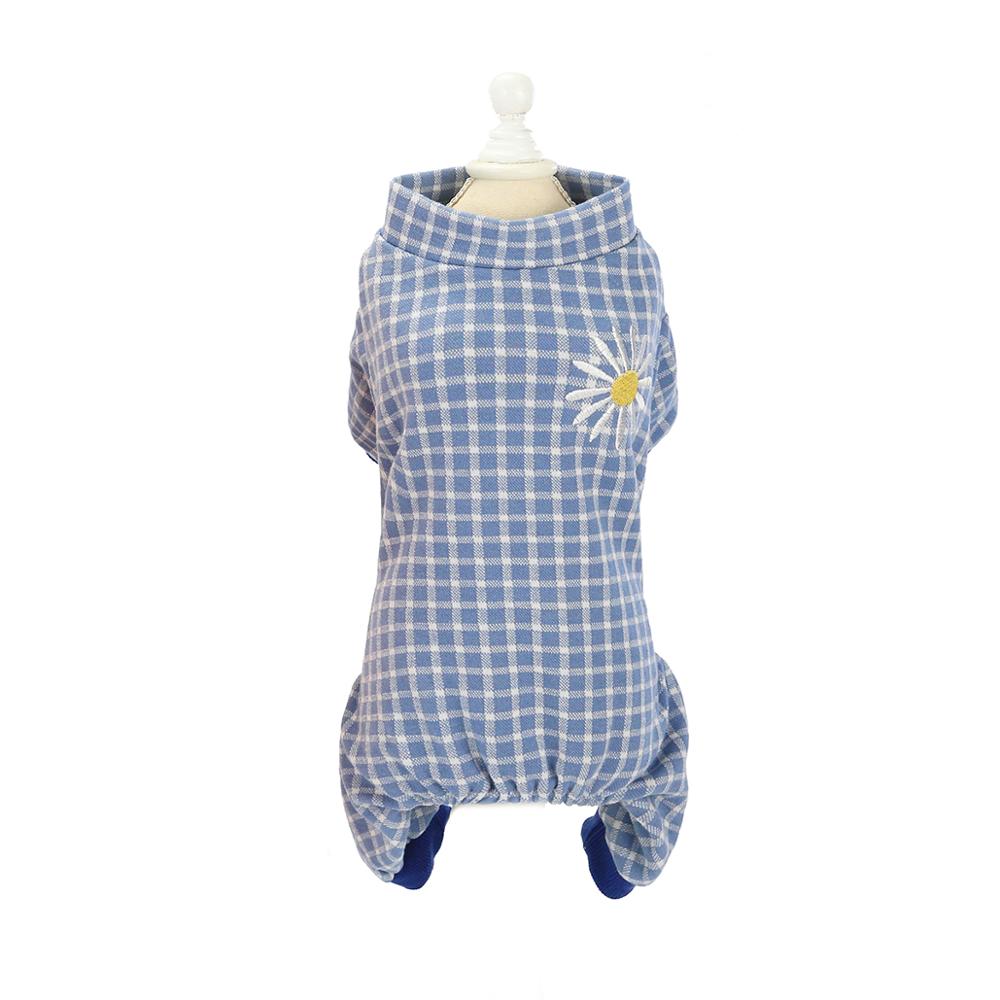 Plaid Pajamas for Cats - Blue / S - Pajamas for Cats