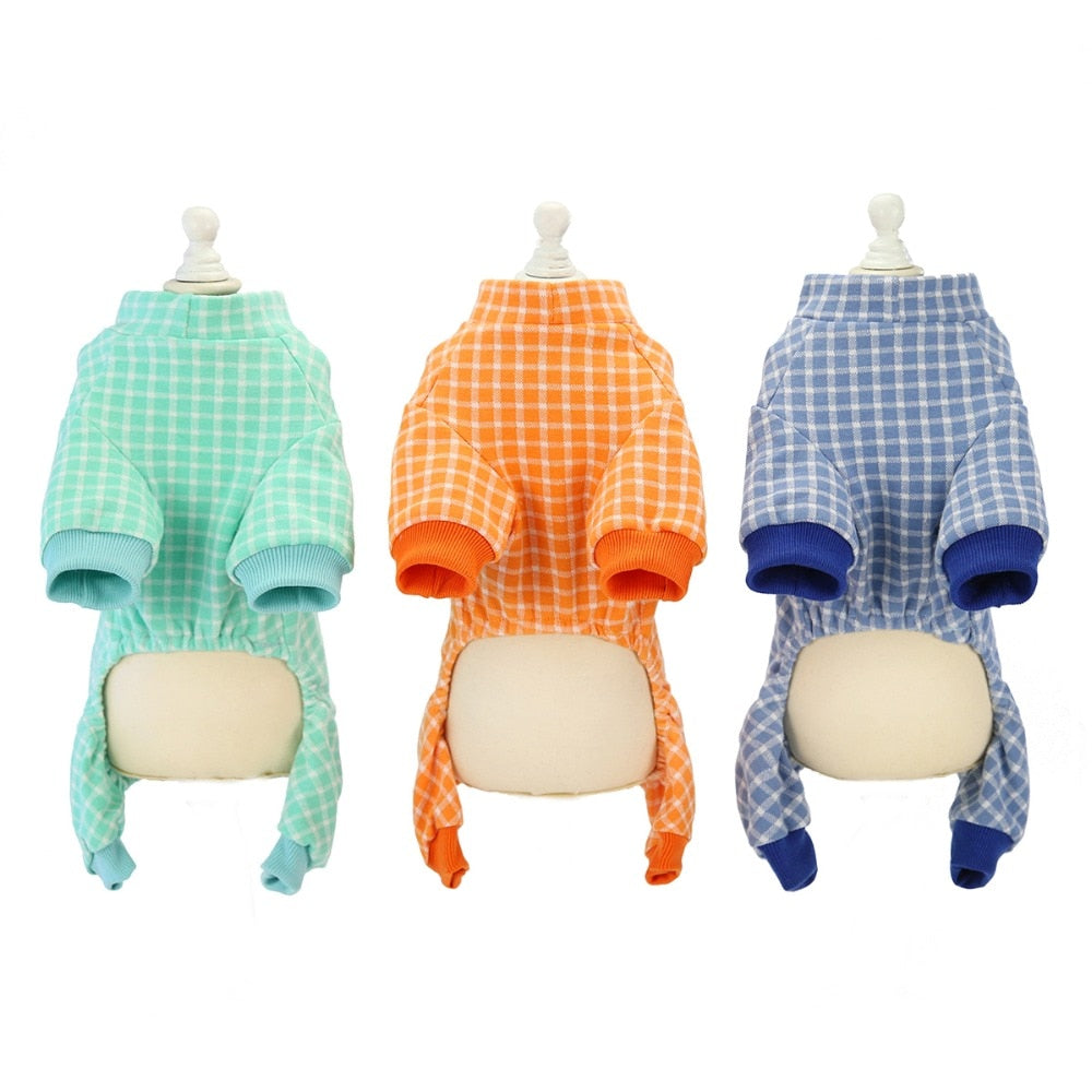 Plaid Pajamas for Cats - Pajamas for Cats