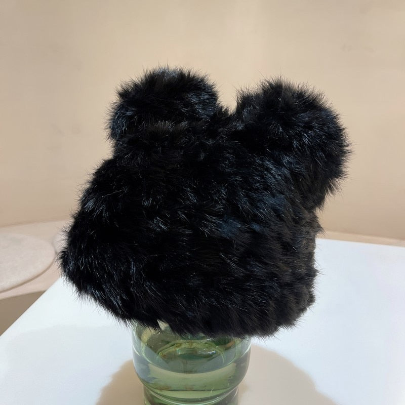 Plush cat beanie - Cat beanie