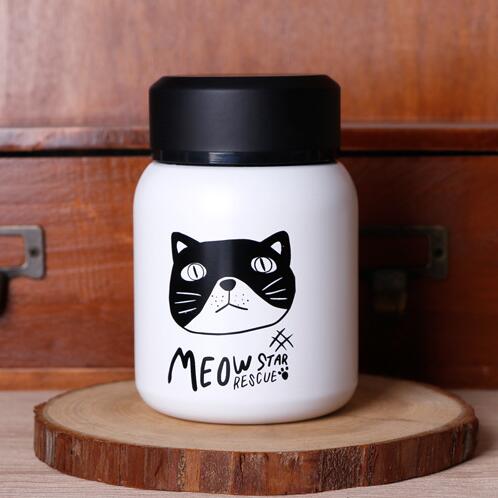 Portable Cat Thermos - 220ml / White