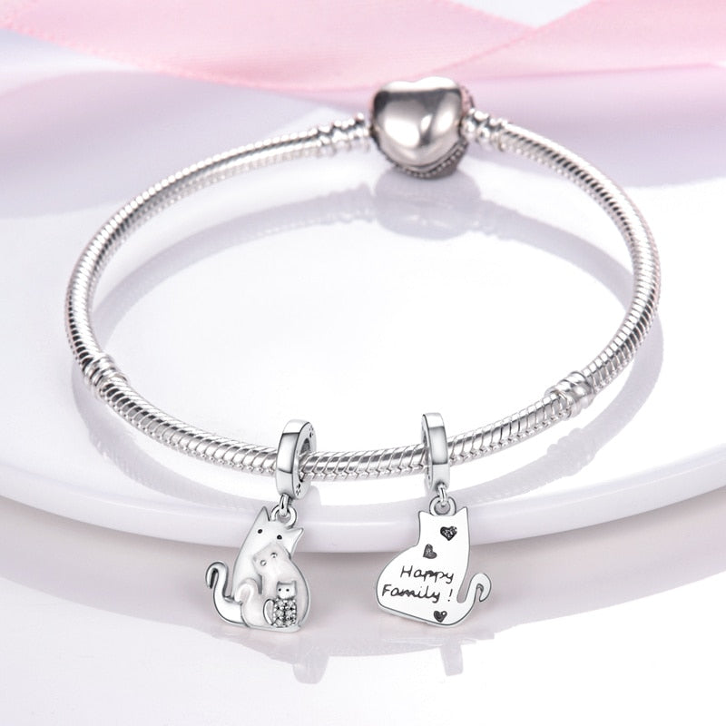 Pretty Cat Charm - Cat charms