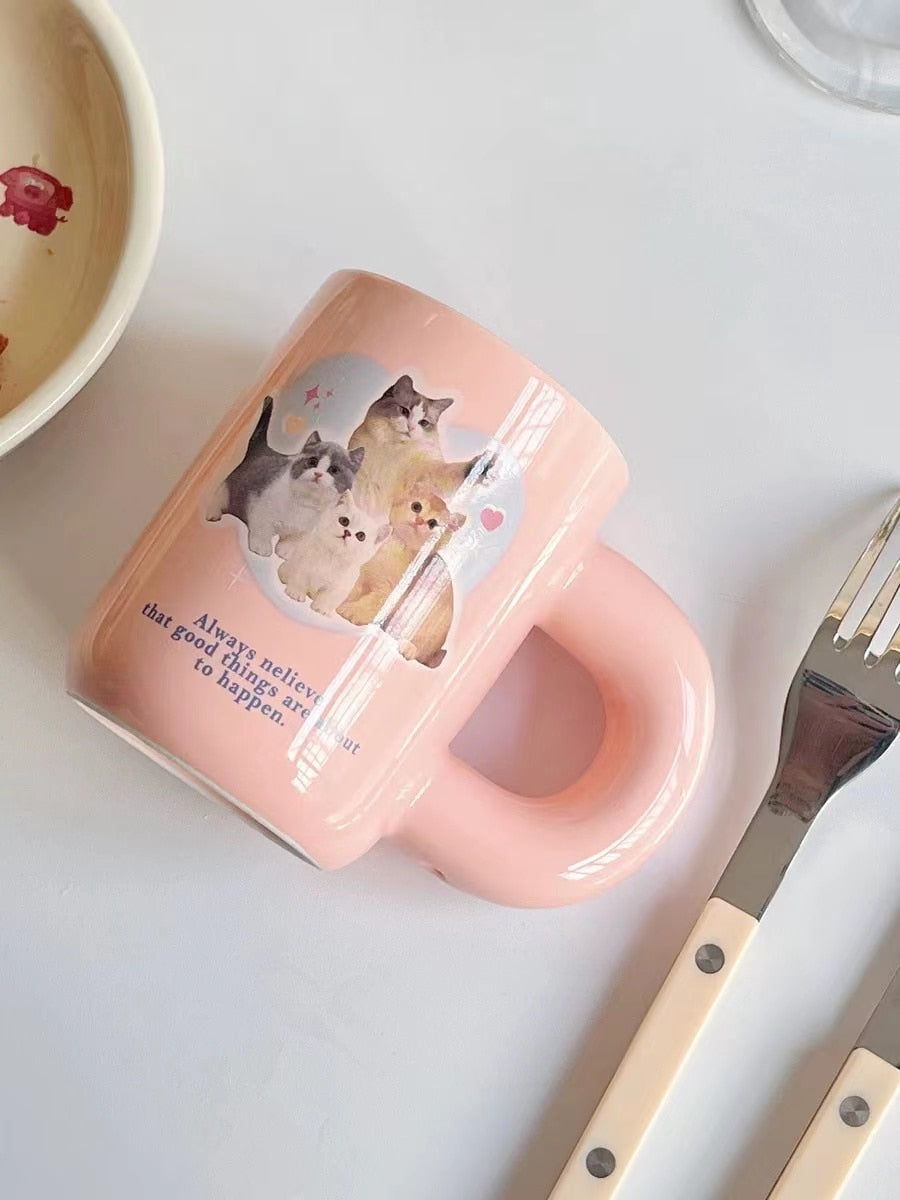 Printed Cat Mug