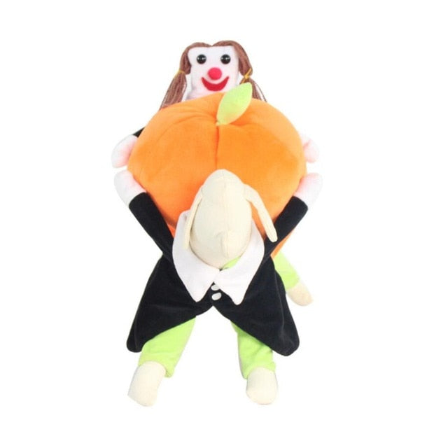 Pumpkin Costume for Cats - Orange / S