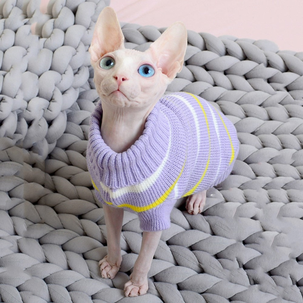 Purple Sphynx Cat Clothes - Clothes for cats