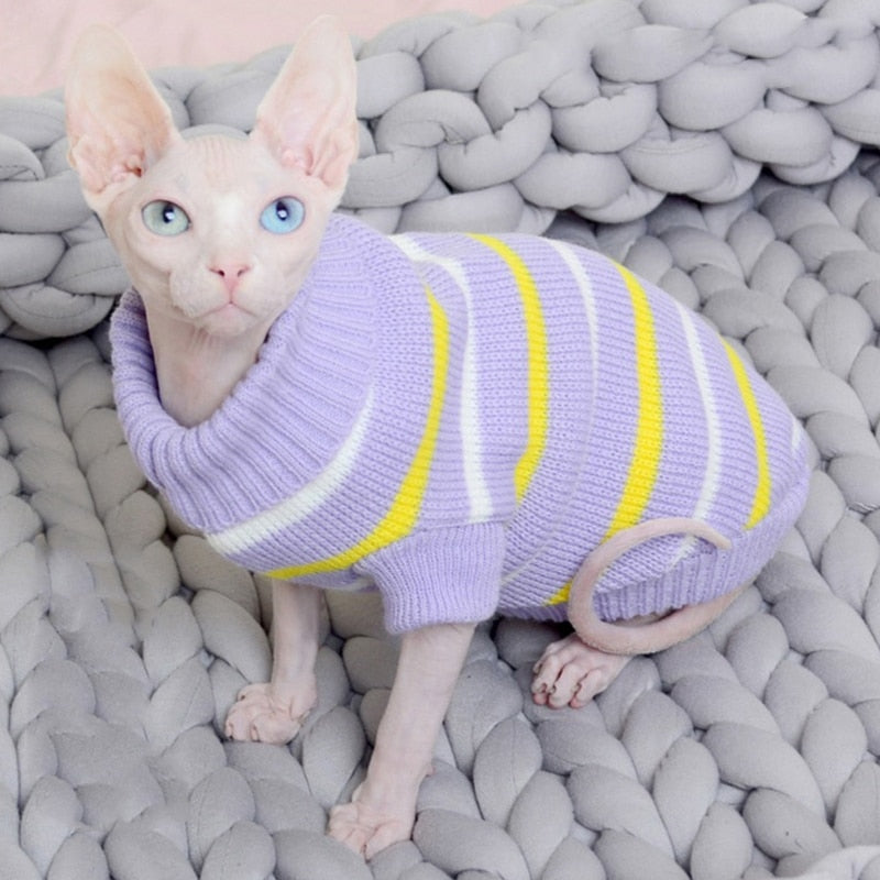Purple Sphynx Cat Clothes - XS - Clothes for cats