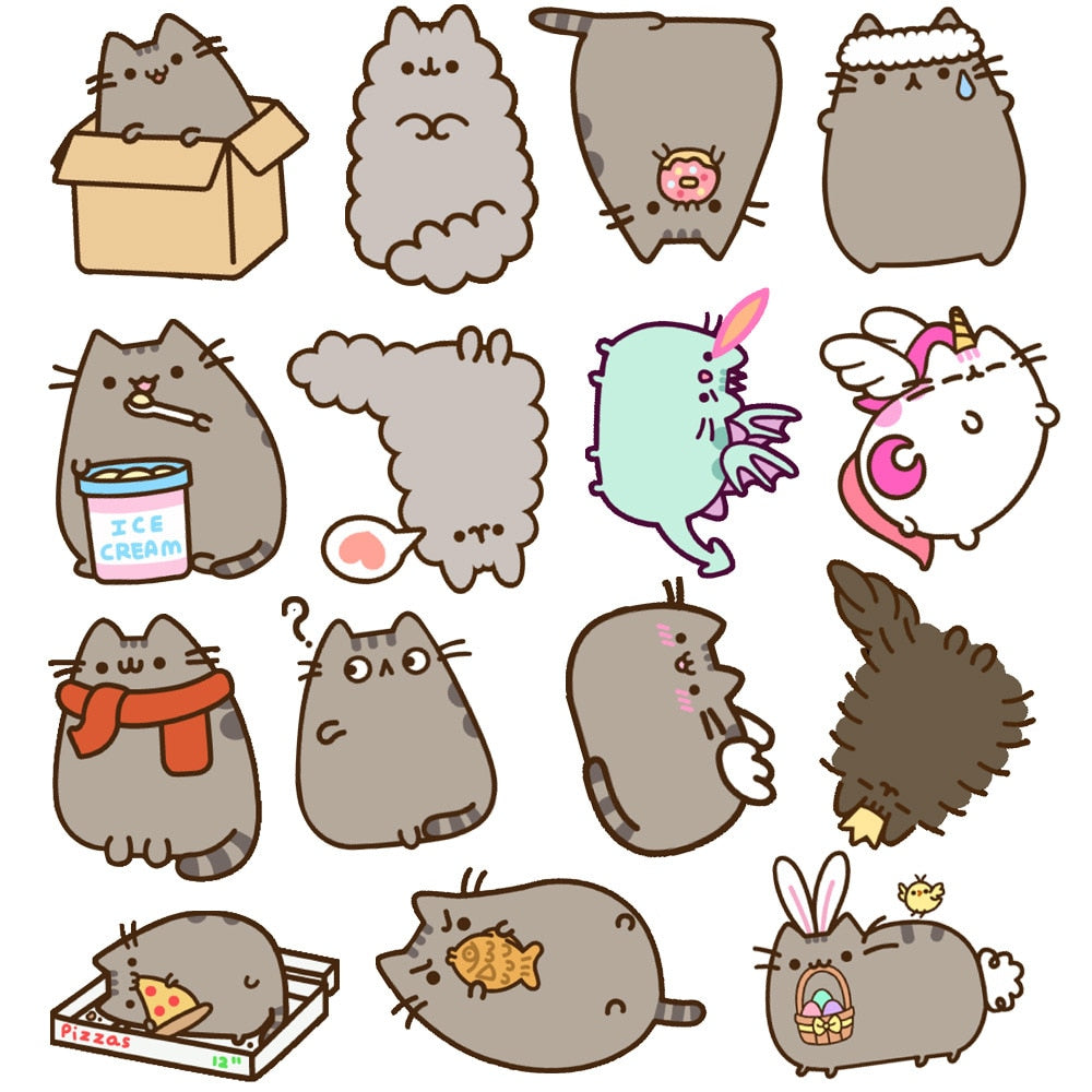 Pusheen Cat Stickers