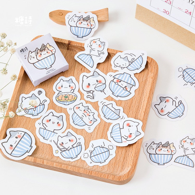 Ramen Cat Stickers