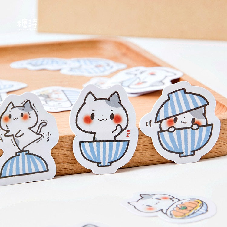 Ramen Cat Stickers