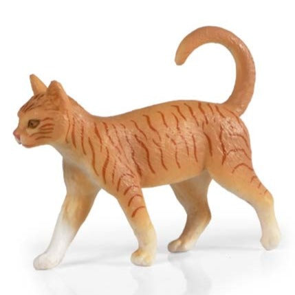 Realistic Cat Figurines - Orange cat B
