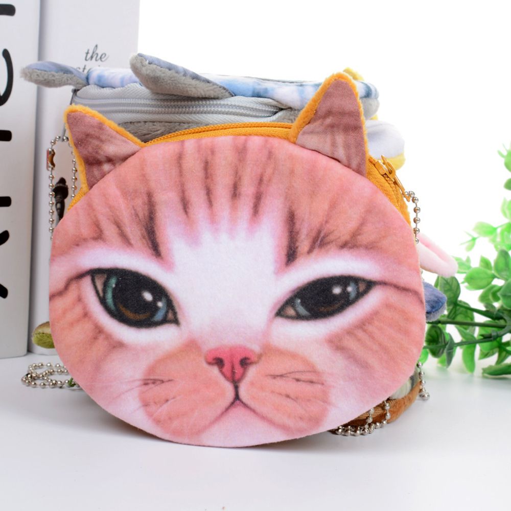 Realistic Cat Purse - Pink - Cat purse