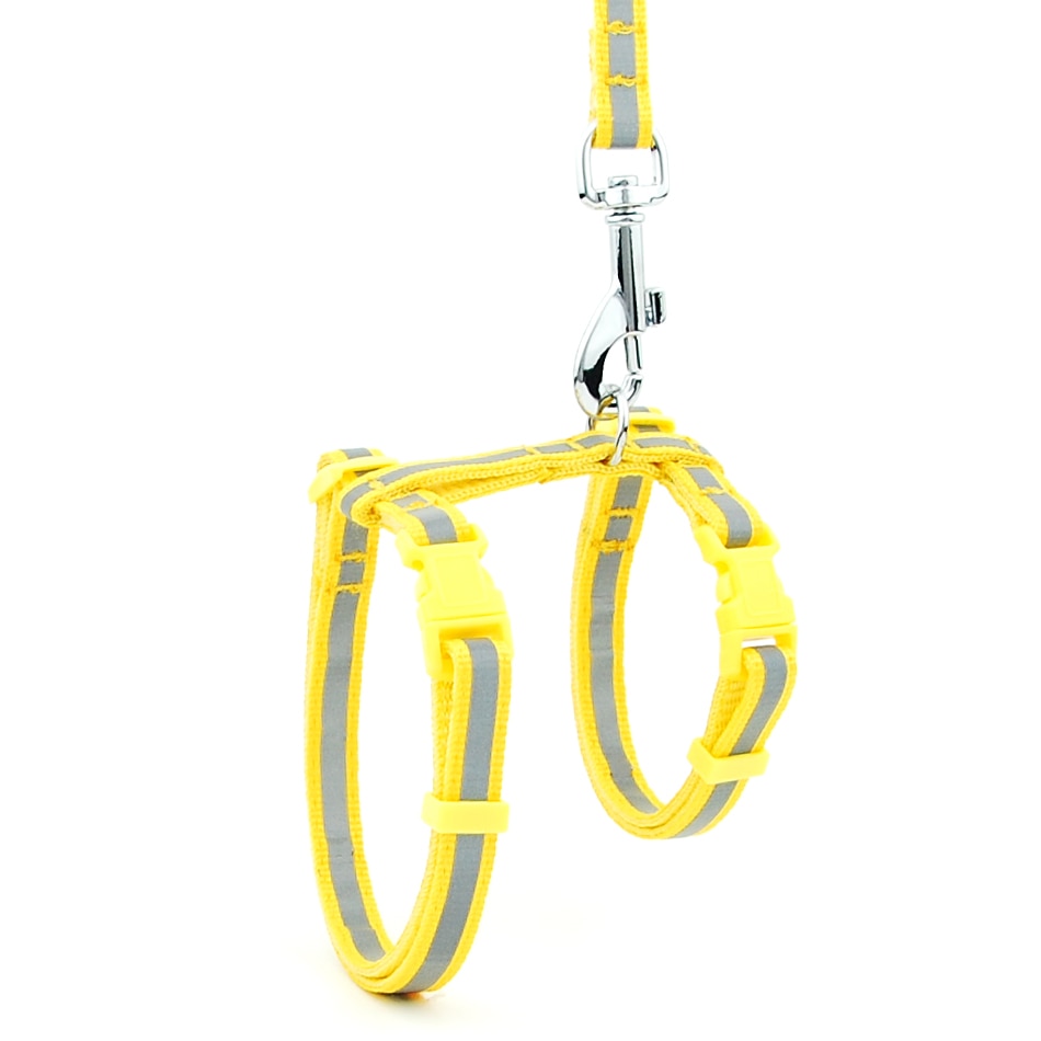 Reflective Cat Walk Harness - Yellow Reflective / M