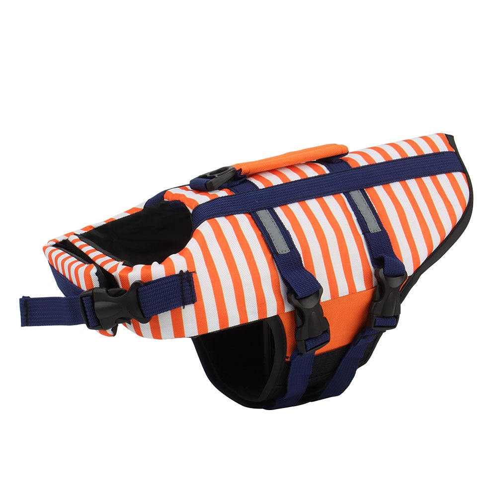 Reflective Life Jacket for Cat - Orange / S - Life jackets