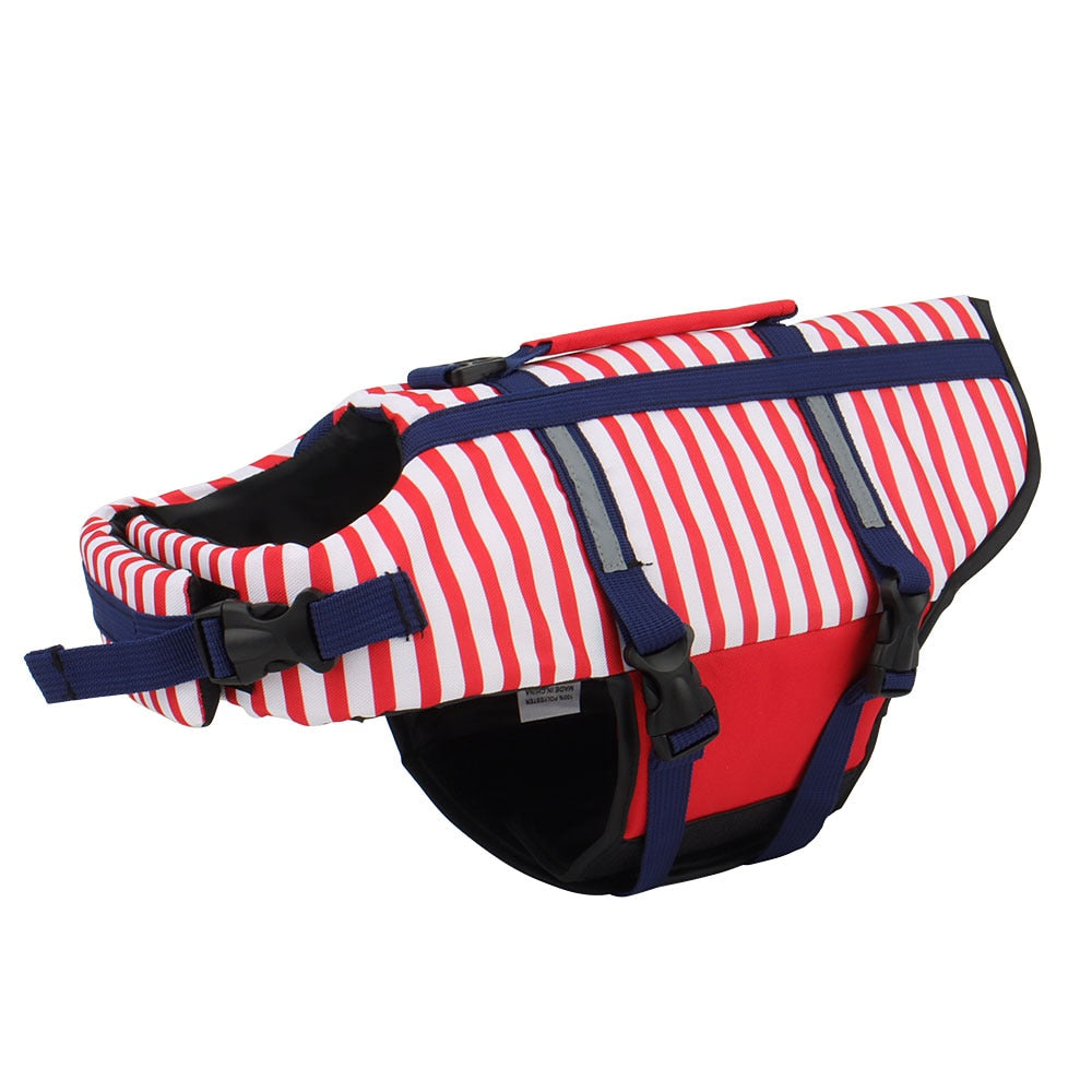Reflective Life Jacket for Cat - Red / S - Life jackets for