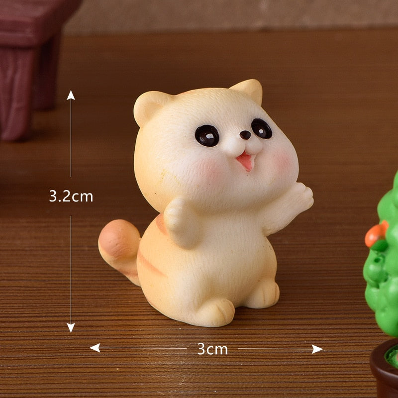 Resin Cat Figurines - 5 / China