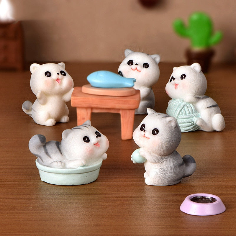 Resin Cat Figurines