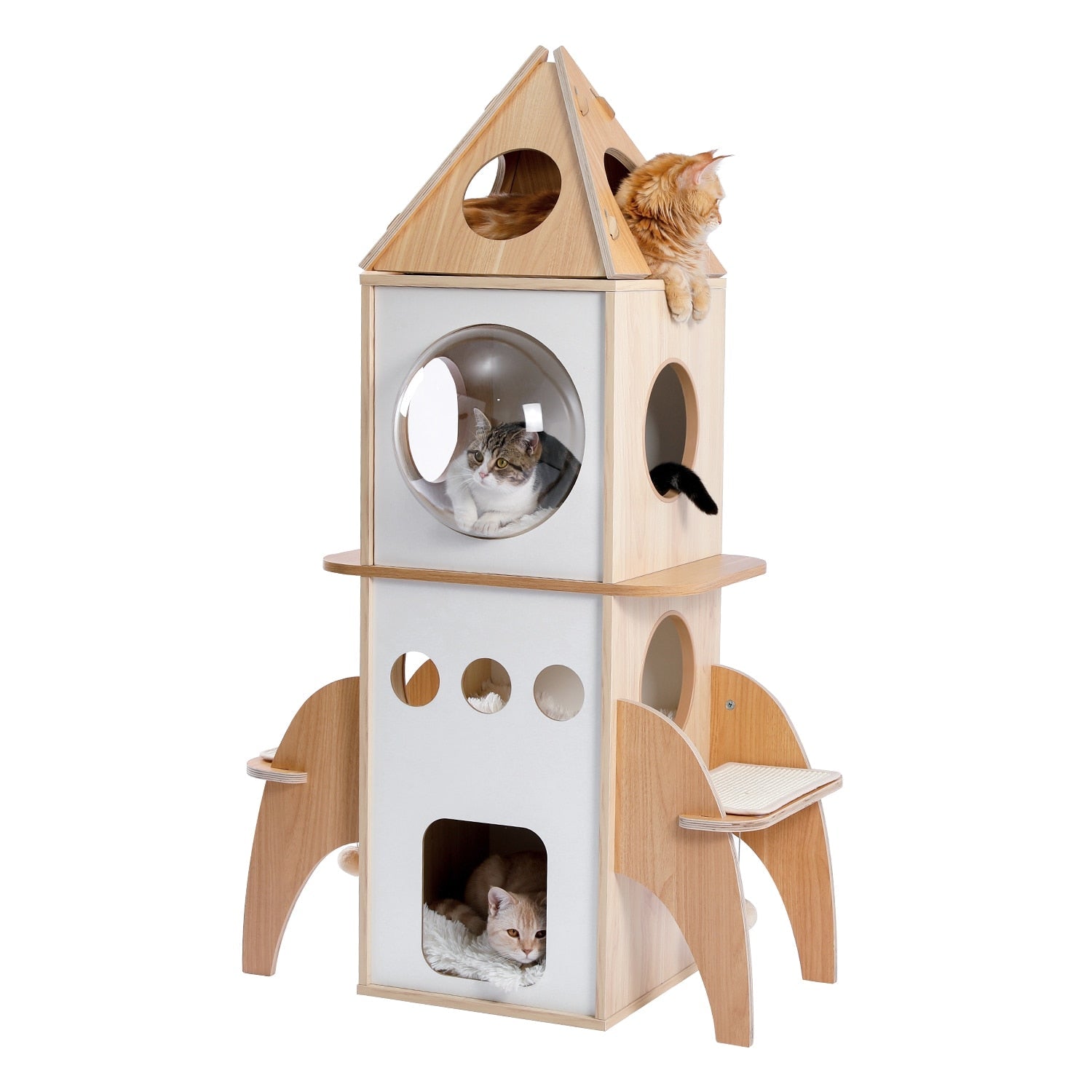 Rocket Cat Tree - White / United States