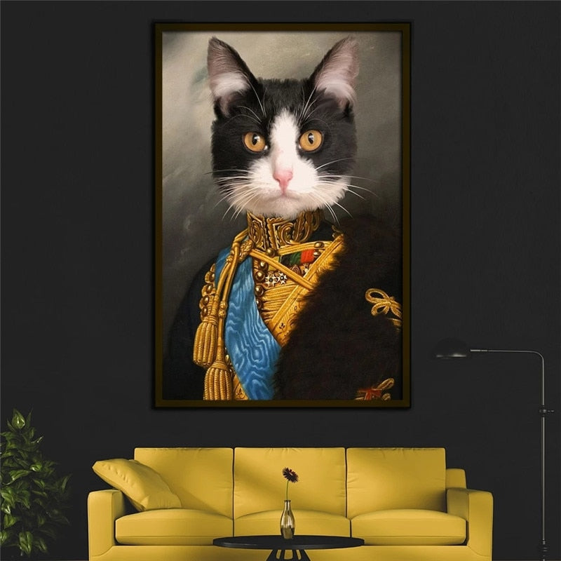 Royal Cat Painting