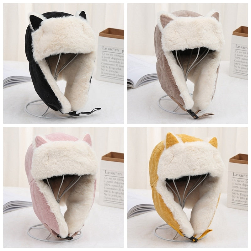 Russian cat Hat - Cat beanie