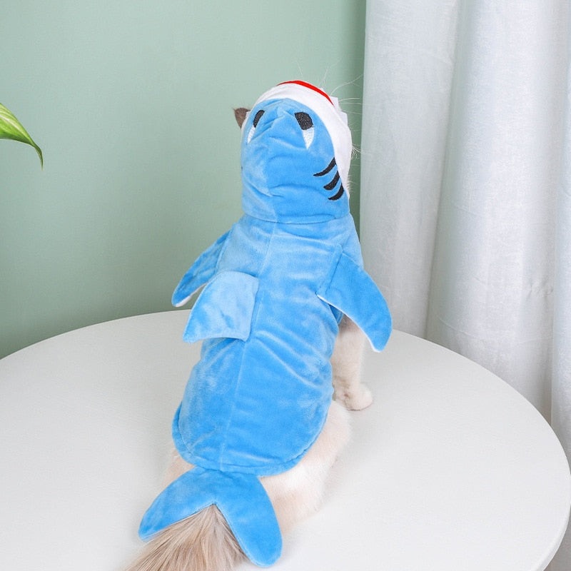 Shark Costume for Cats