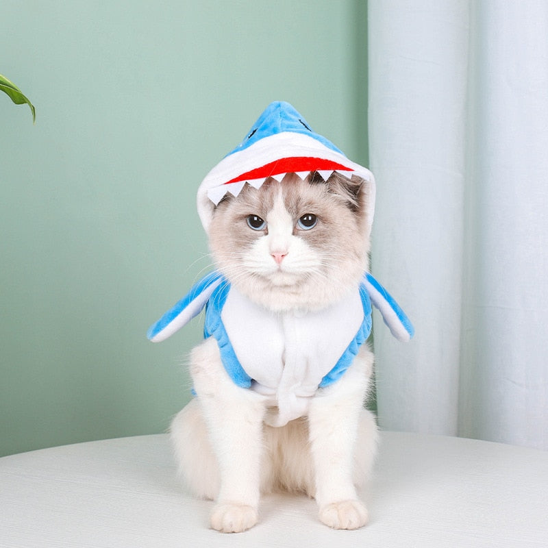 Shark Costume for Cats