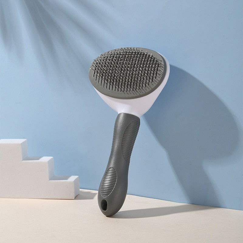 Short Hair Cat Brush - Grey