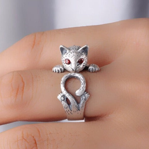 Siamese Cat Ring - cat rings