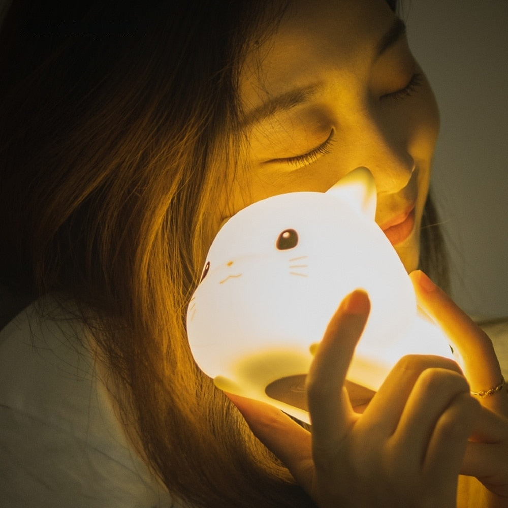 Silicone Cat LED Night Light - Cat night lights