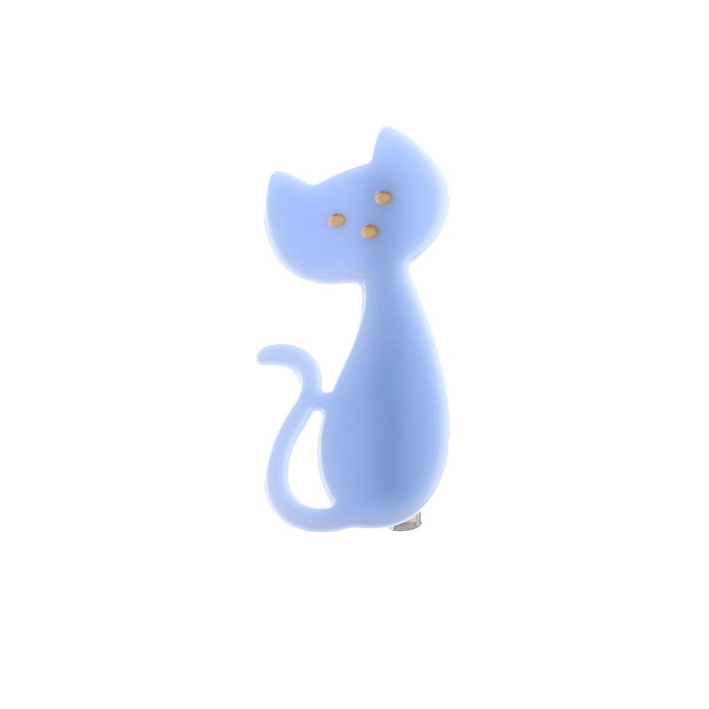 Simple Cat Hair Clip - Sea Blue - Cat hair clips