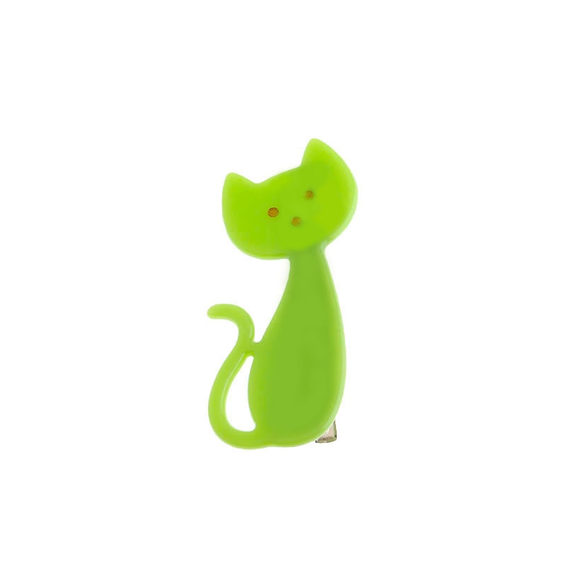 Simple Cat Hair Clip - Green - Cat hair clips