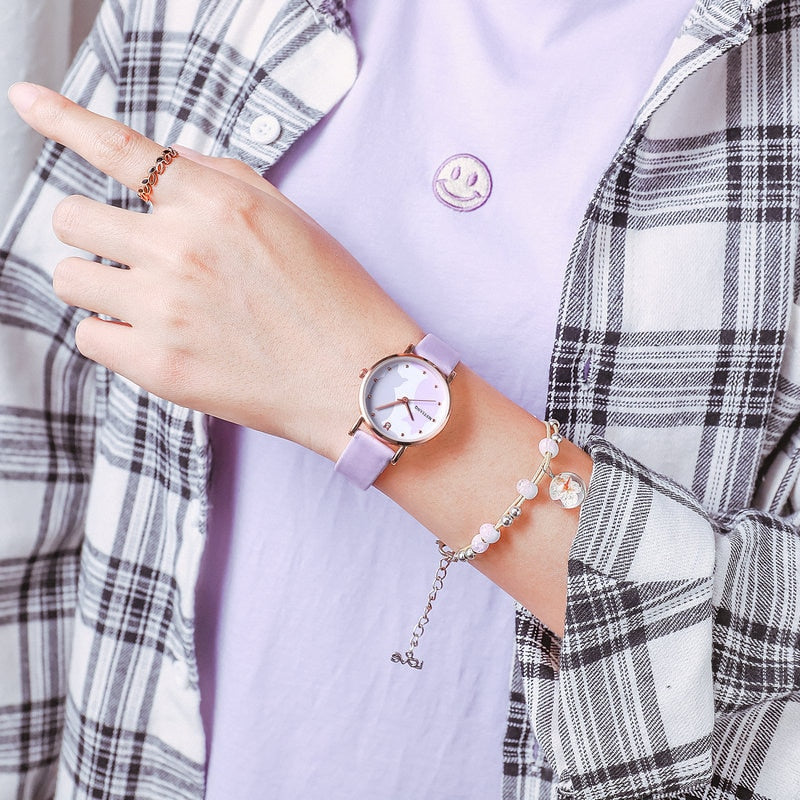 Simple Cat Watch - Purple - Cat Watch