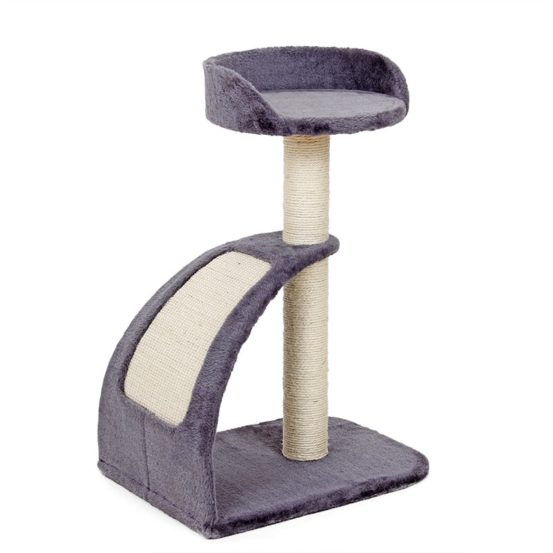 Single Layer Cat Tree - Grey / United States