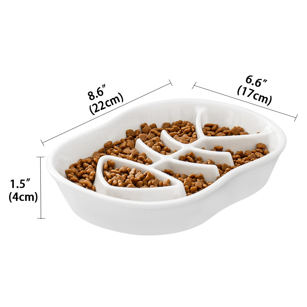 Slow Feeder Cat Bowl - Cat Bowls