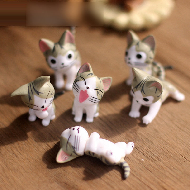 Small Cat Figurines
