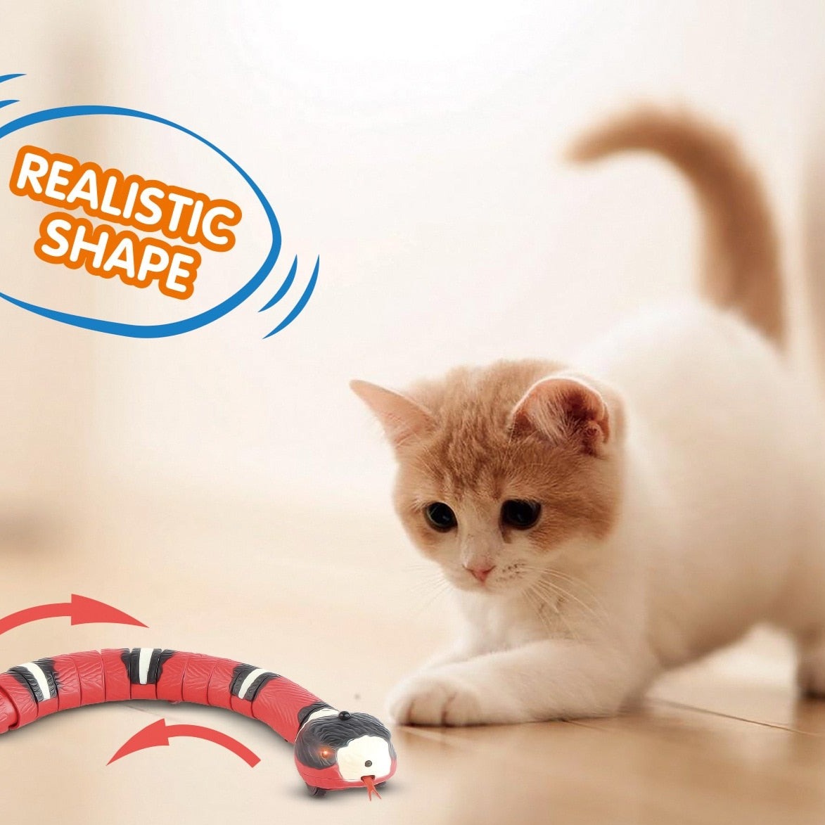 Smart Sensing Snake Cat Toy - Cat Toys