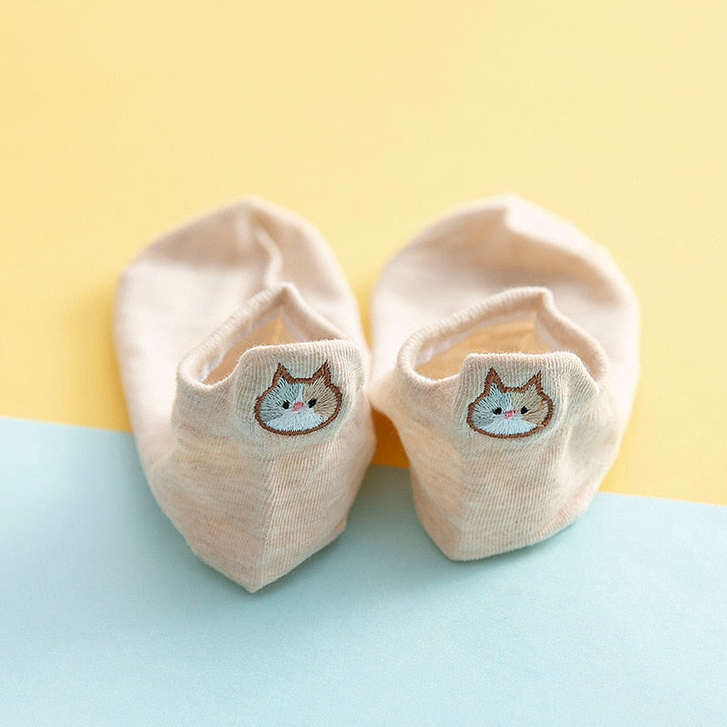 Socks cat - Beige / One Size - Cat Socks