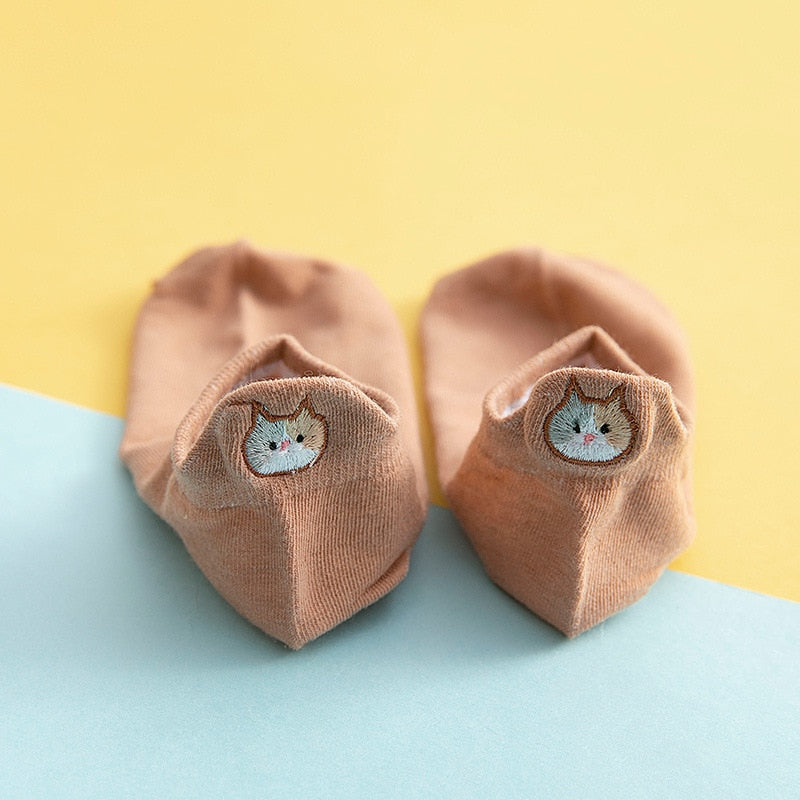 Socks cat - Coffee / One Size - Cat Socks