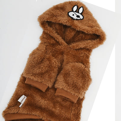 Soft Hoodie Clothes for Cats - Brown / XS - Clothes for cats