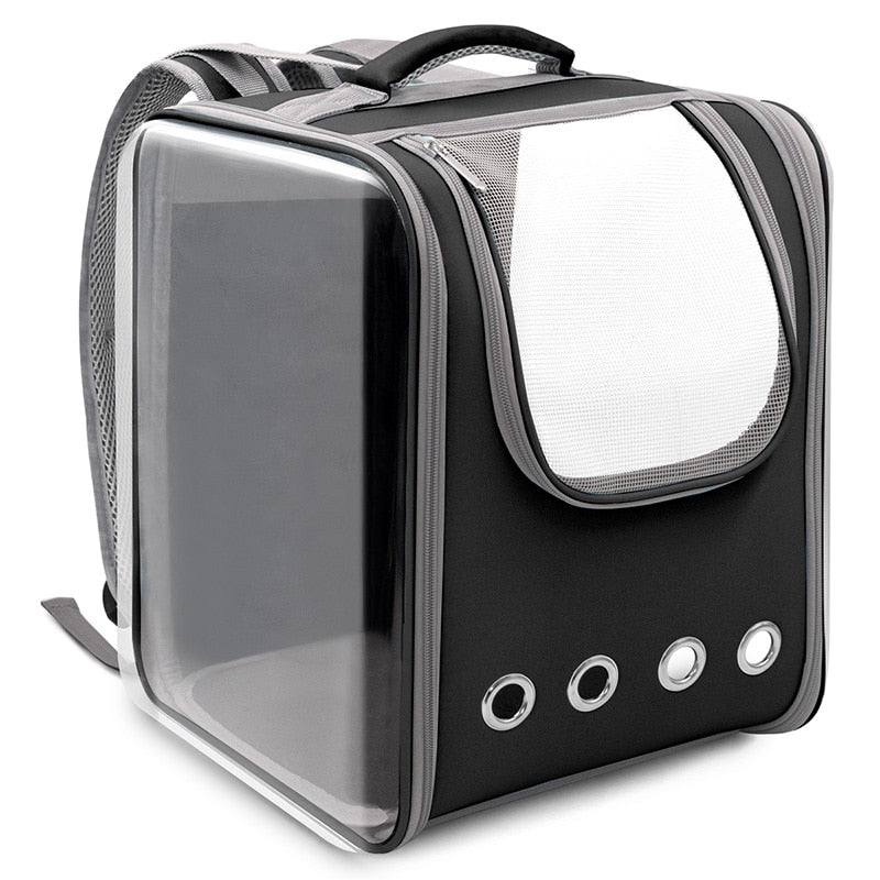 Space Capsule Cat Carrier - Black Cube - Space Capsule Cat