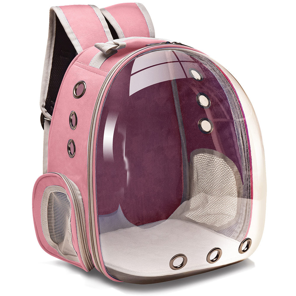 Space Capsule Cat Carrier - Pink Bubble - Space Capsule Cat