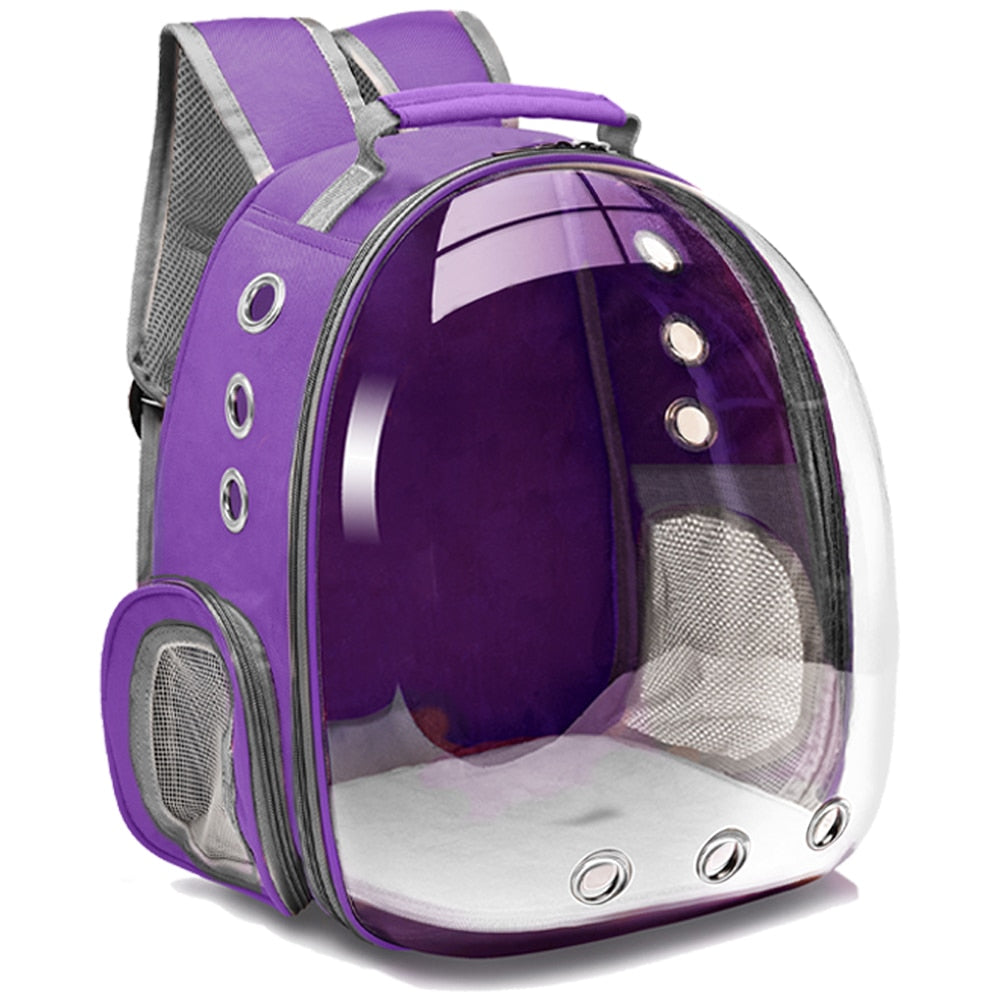 Space Capsule Cat Carrier - Purple Bubble - Space Capsule