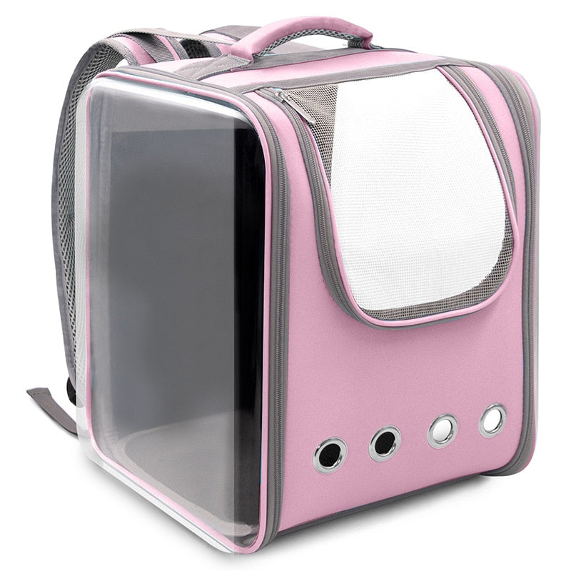 Space Capsule Cat Carrier - Pink Cube - Space Capsule Cat