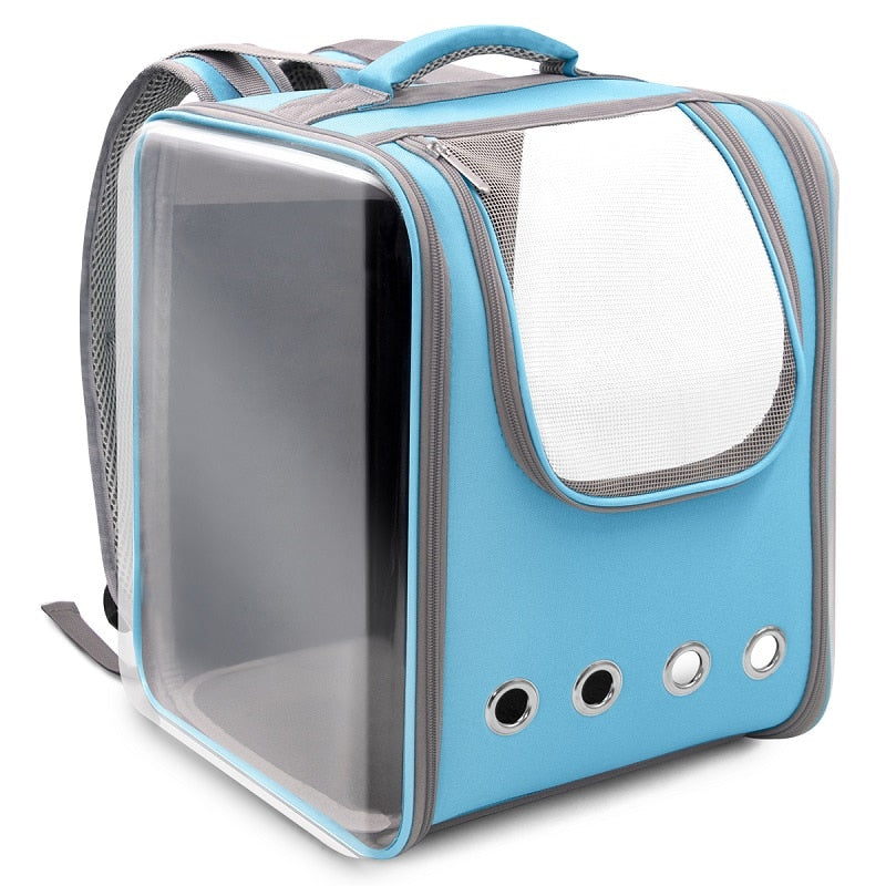 Space Capsule Cat Carrier - Blue Cube - Space Capsule Cat