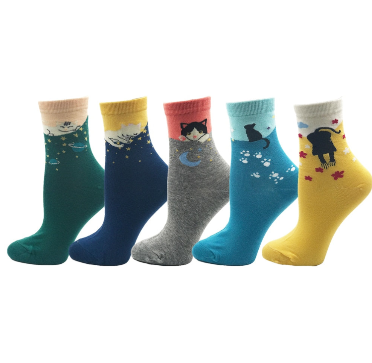 Space Cat Socks - Cat Socks