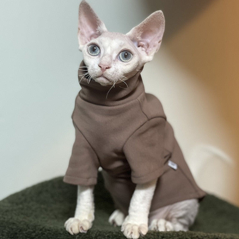 Sphynx Cat Clothes - Brown / XS - Clothes for cats